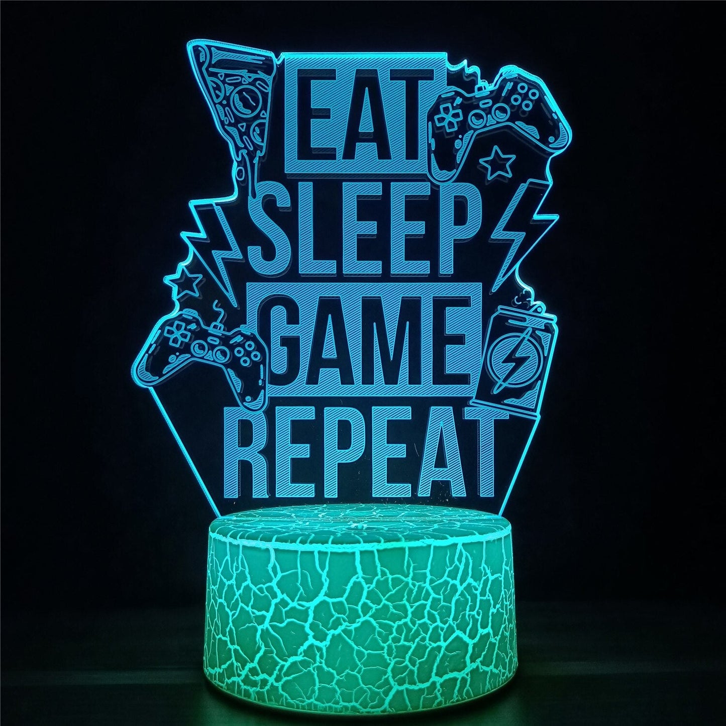 Gamer Lamp met 3D LED Verlichting voor Een Ultieme Game Ervaring