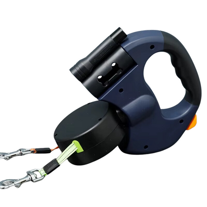Hondenriem met LED Verlichting en Afvalzakhouder