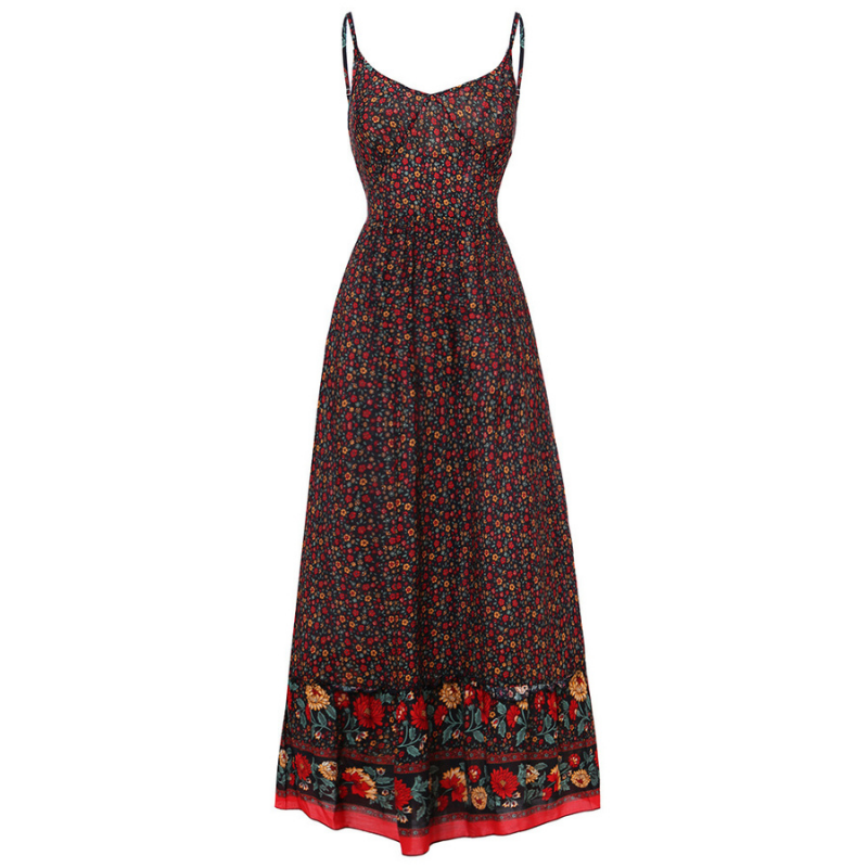 Molli™ – Dames Zomerjurk Met Bloempatroon Elegante Pasvorm Ademend-6