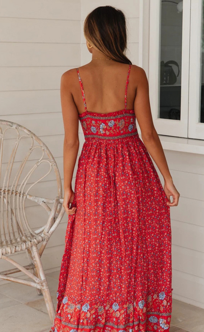 Molli™ – Dames Zomerjurk Met Bloempatroon Elegante Pasvorm Ademend-4