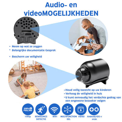 Draadloze Beveiligingscamera Full HD met Nachtzicht en Lange Batterijduur