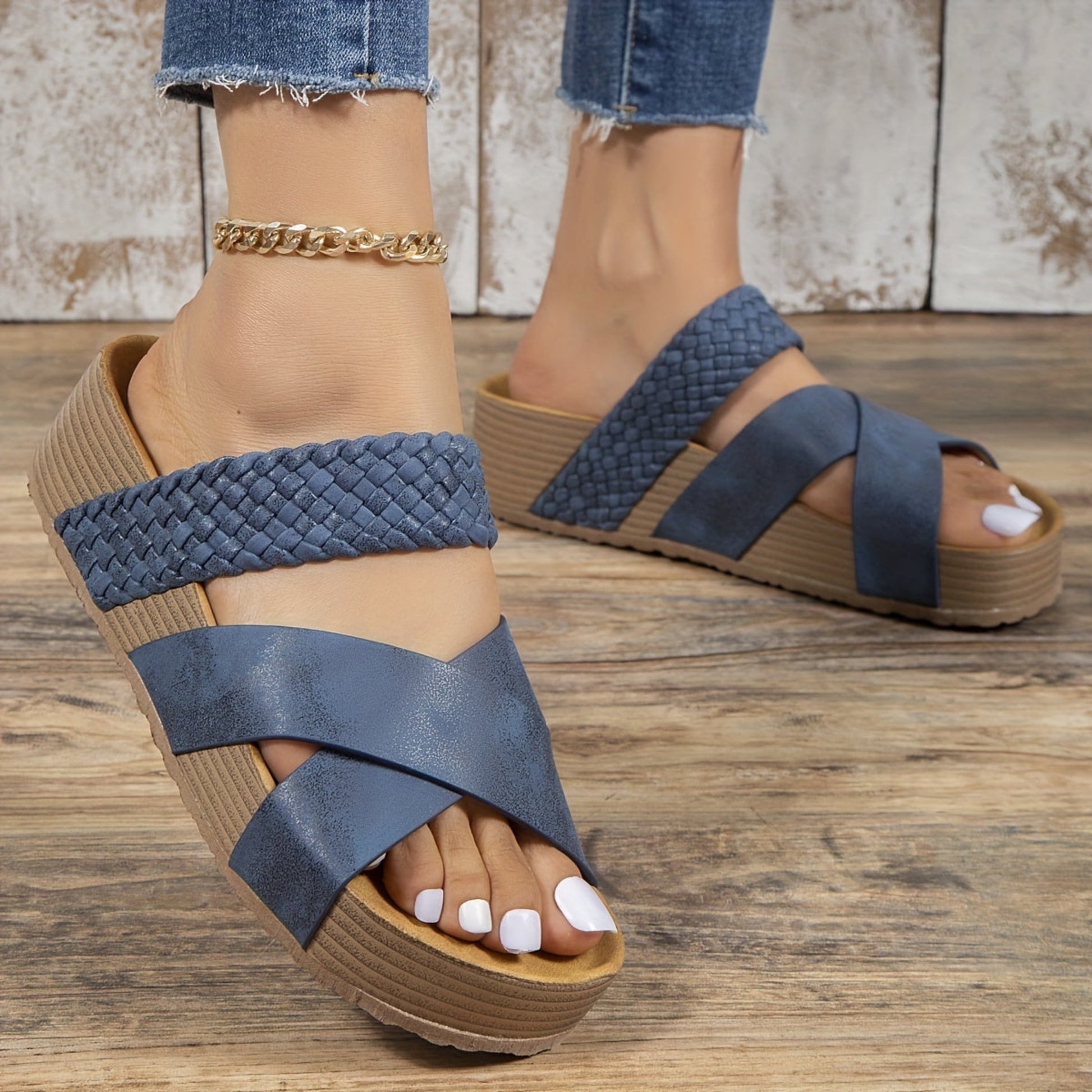 Ximena - Slip-On Sandalen Voor Dames - Snel & Lichtgewicht