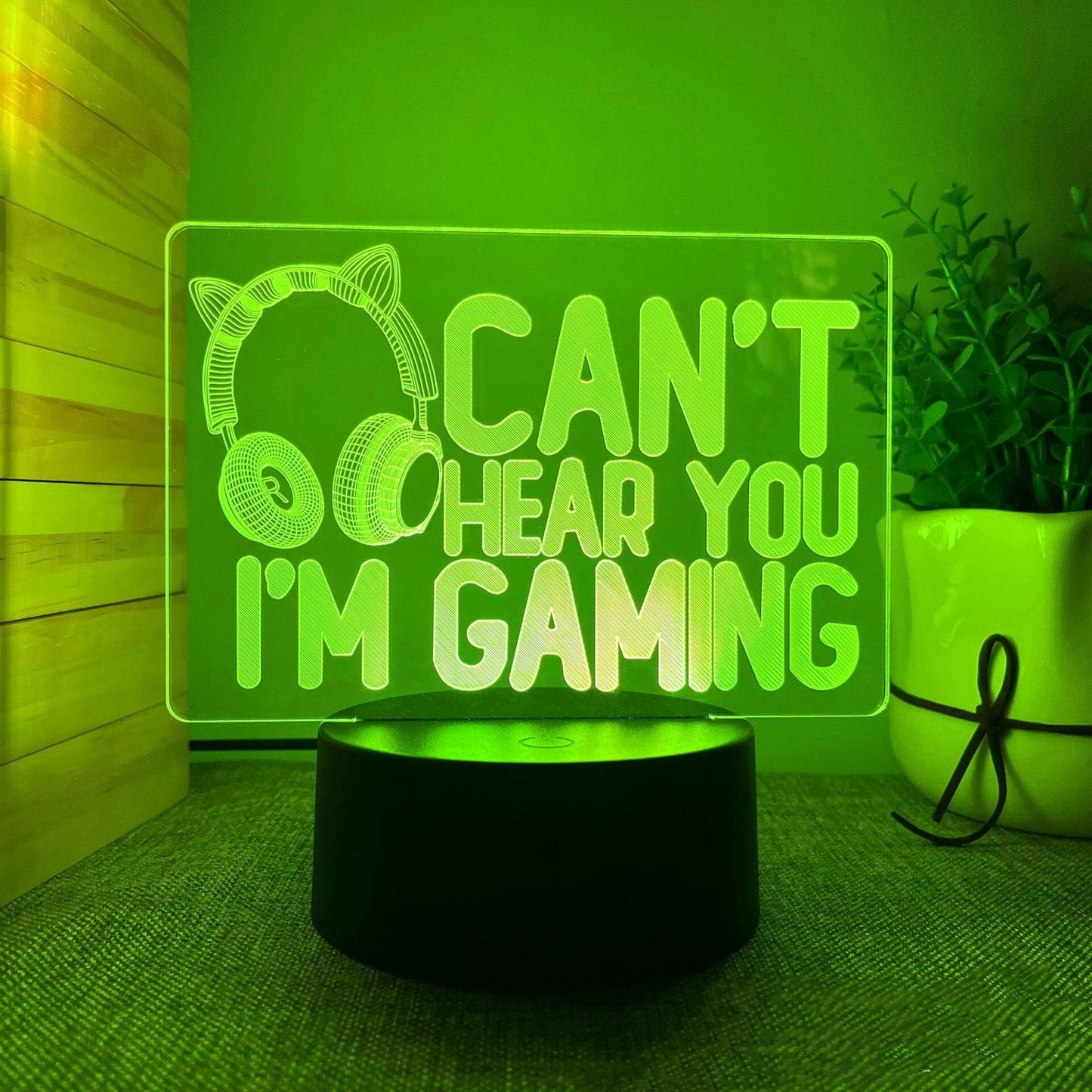 Gamer Lamp met 3D LED Verlichting voor Een Ultieme Game Ervaring