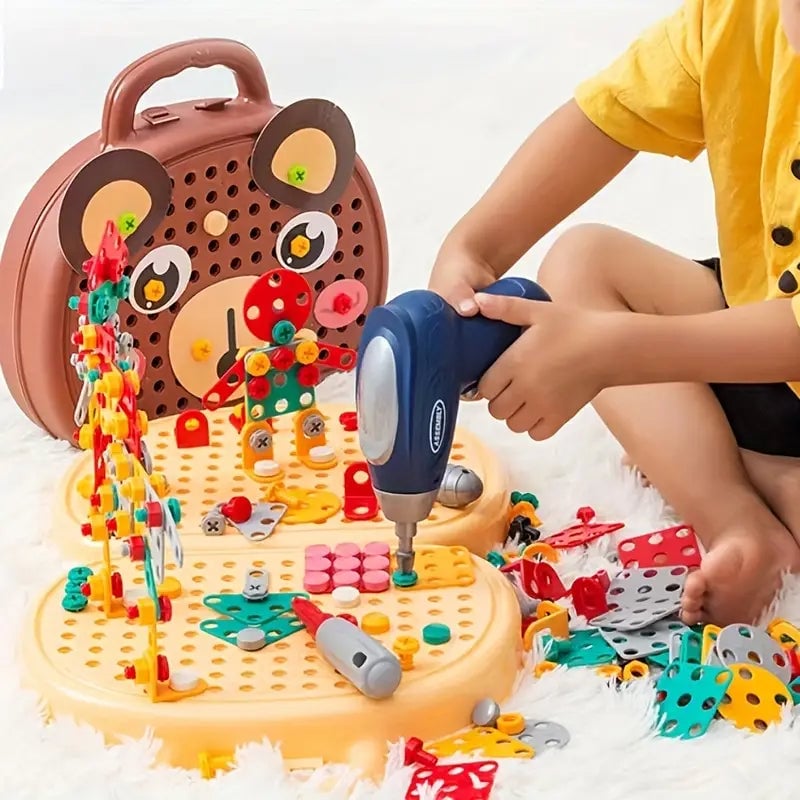 DrillPlay Creatief Speelgoed voor Kinderen Motoriek en Probleemoplossing