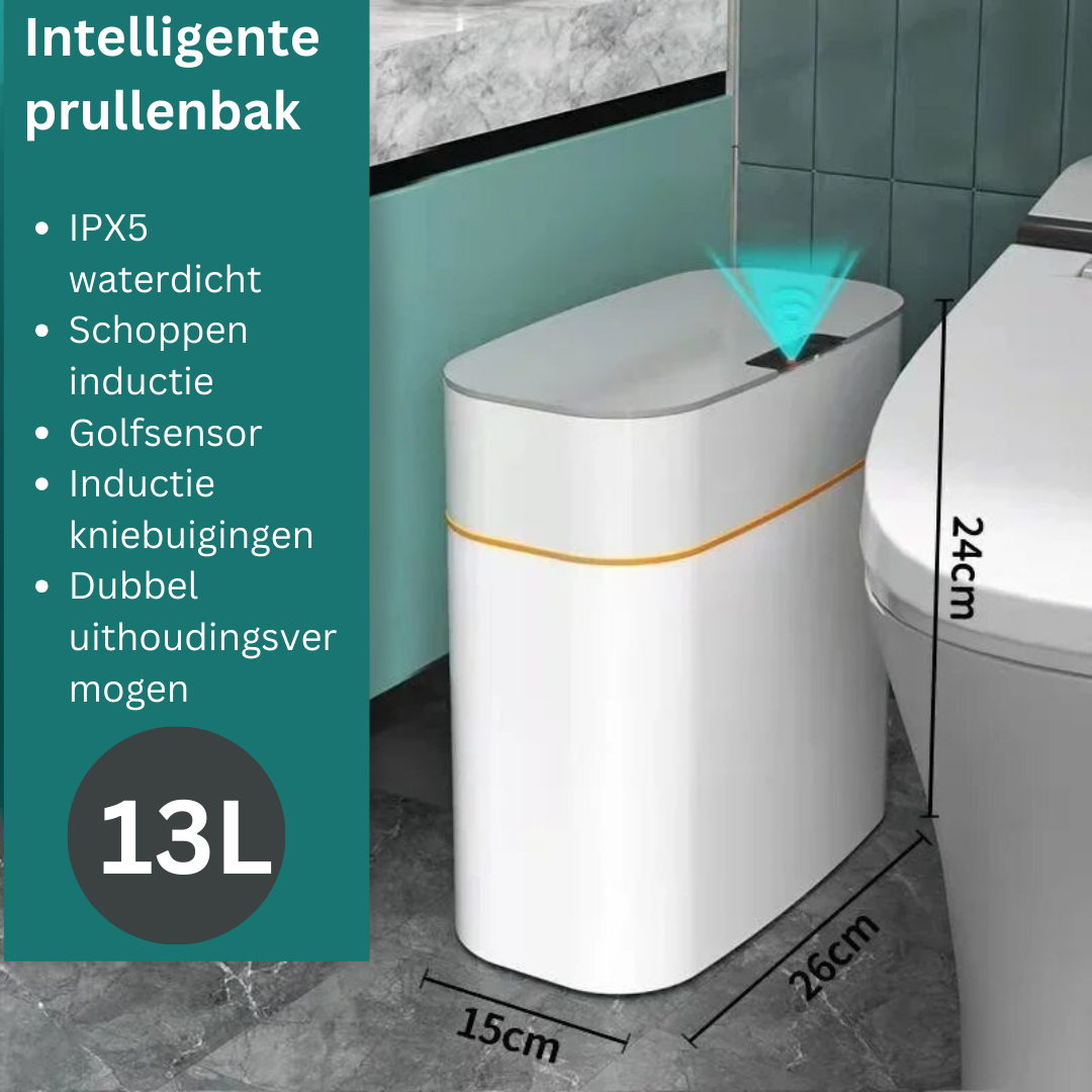 Slimme Prullenbak met Bewegingssensor en Stijlvol Design