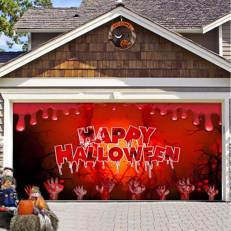 Halloween Garagedeur Shade Spookachtig Decoratie