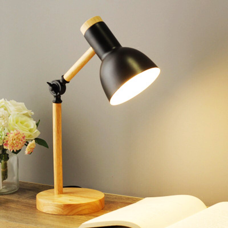 Houten LED Bureaulamp Modern Design - Velinix