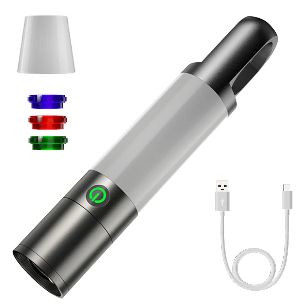 Krachtige LED-zaklamp Met Sterke Lichtbundel