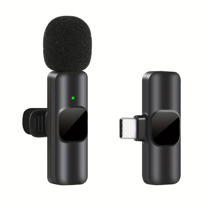 Draadloze Lavalier Microfoon voor Video en Livestream met Hoge Geluidskwaliteit - Velinix
