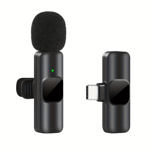 Draadloze Lavalier Microfoon voor Video en Livestream met Hoge Geluidskwaliteit - Velinix