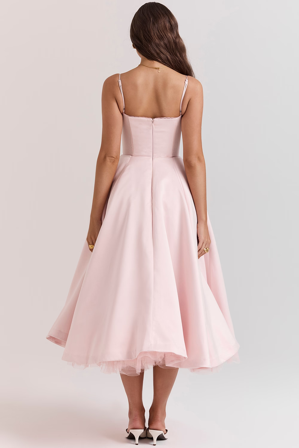 Celestia™ – Dames Galajurk met Verstelbare Bandjes en Elegante Tule Rok-6