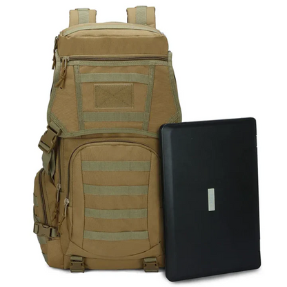Tactische Rugzak 50L Waterdicht en Duurzaam voor Hiking en Outdoor
