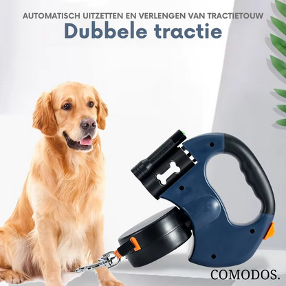 Hondenriem voor 2 Honden, Moeiteloos Wandelen met Dubbele Riem