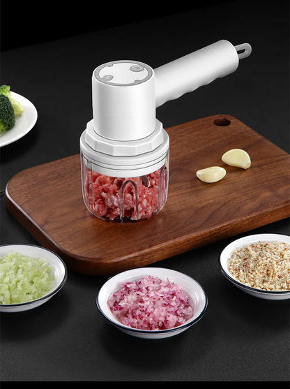 Elektrische Groentesnijder 4-in-1 Oplaadbaar Snijden Koken