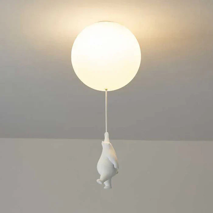 Kinderplafondlamp Beer en Ballon – Kleurrijk Plafondlicht voor Kinderkamer