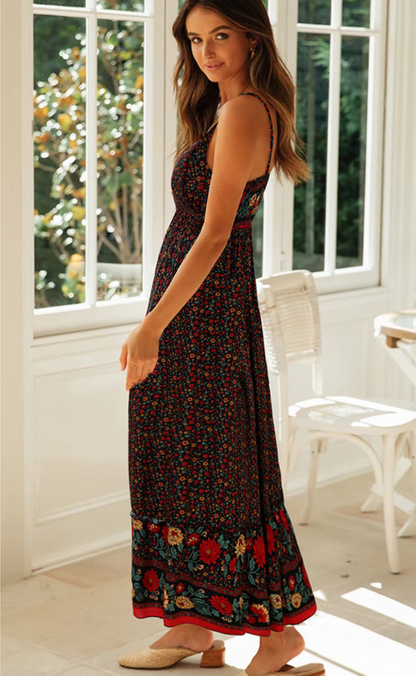 Variant image for Molli™ – Dames Zomerjurk Met Bloempatroon Elegante Pasvorm Ademend-12