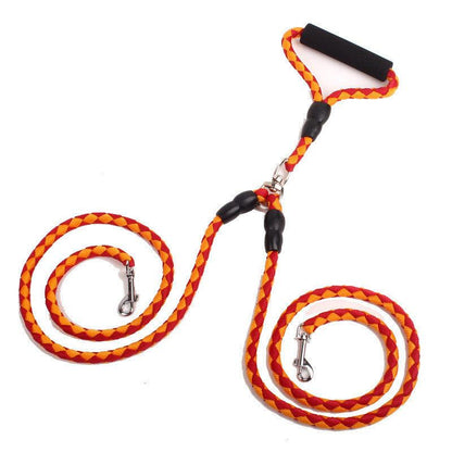 Dubbele Hondenriem Verstelbaar Tangle-Free