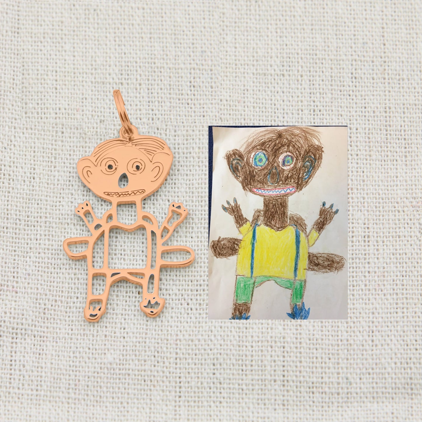 Kindertekening Hanger Uniek Persoonlijk Cadeau