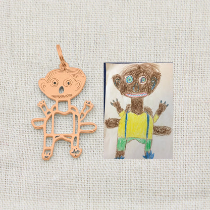 Kindertekening Hanger Uniek Persoonlijk Cadeau