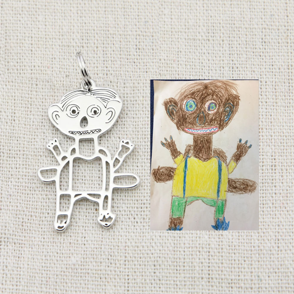 Kindertekening Hanger Uniek Persoonlijk Cadeau