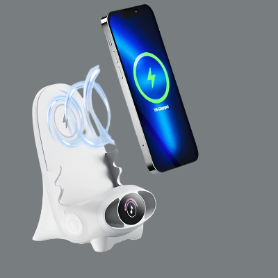 Telefoonhouder met Draadloze Lader voor Auto