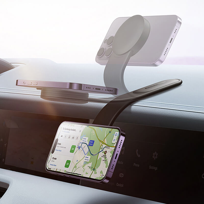 Magnetische Telefoonhouder met Oplader voor Auto
