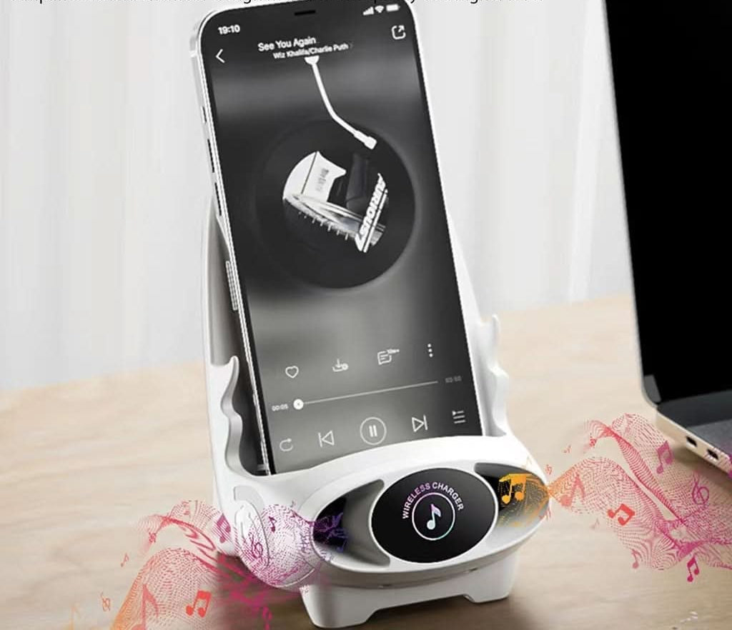 Telefoonhouder met Draadloze Lader voor Auto