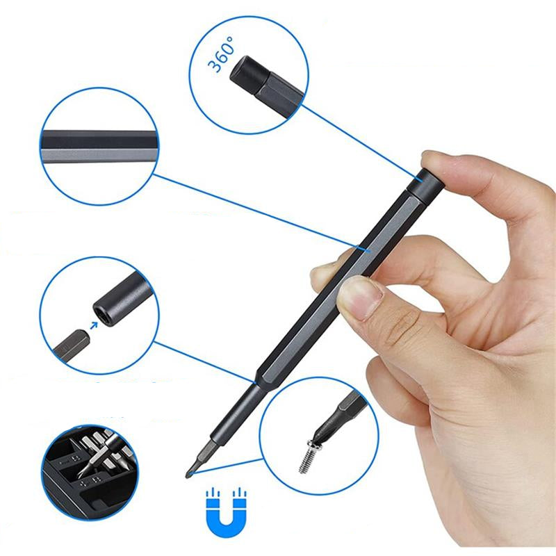 24-in-1 Schroevendraaierset Multitool voor Klussen en Reparatie