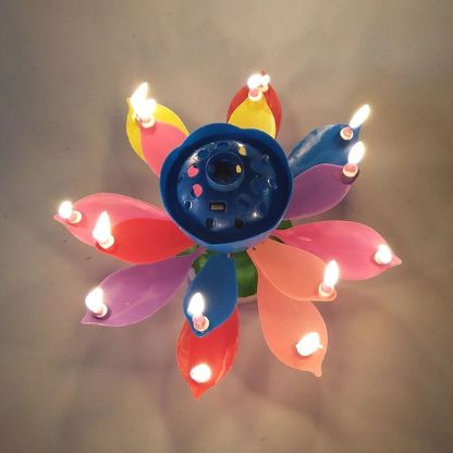 Lotus Kaars Unieke Vorm Veelkleurig Decoratief