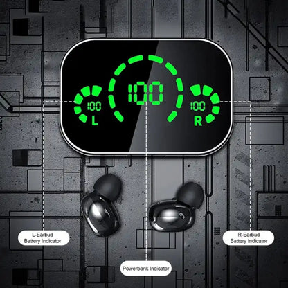 Draadloze Earbuds met Oplaadcase en Sterke Bass