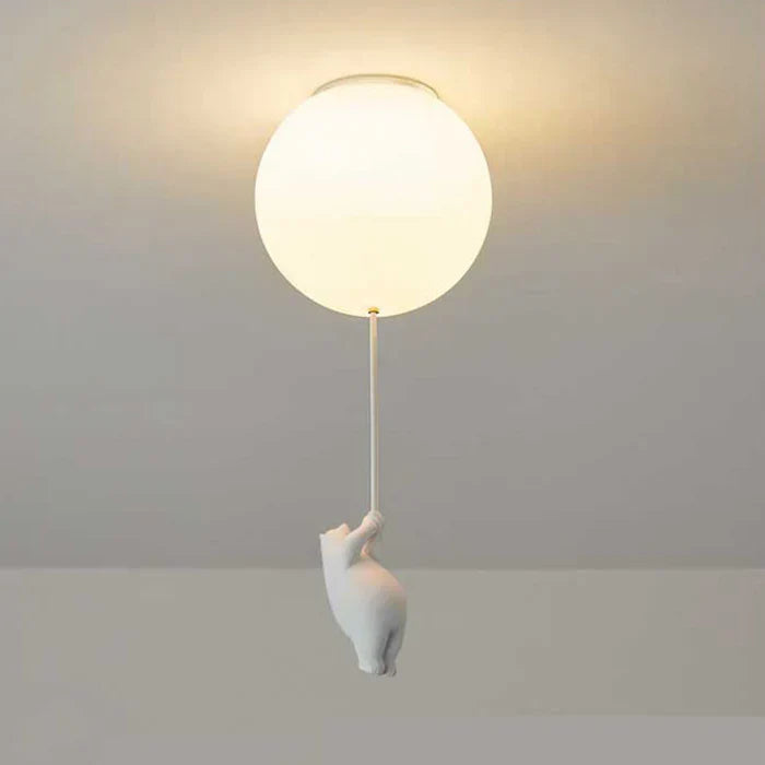 Kinder Plafondlamp Beer en Ballon Cloud Bear Speelkamer