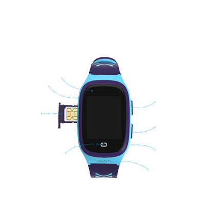 Kindersmartwatch met GPS en 4G Waterdicht