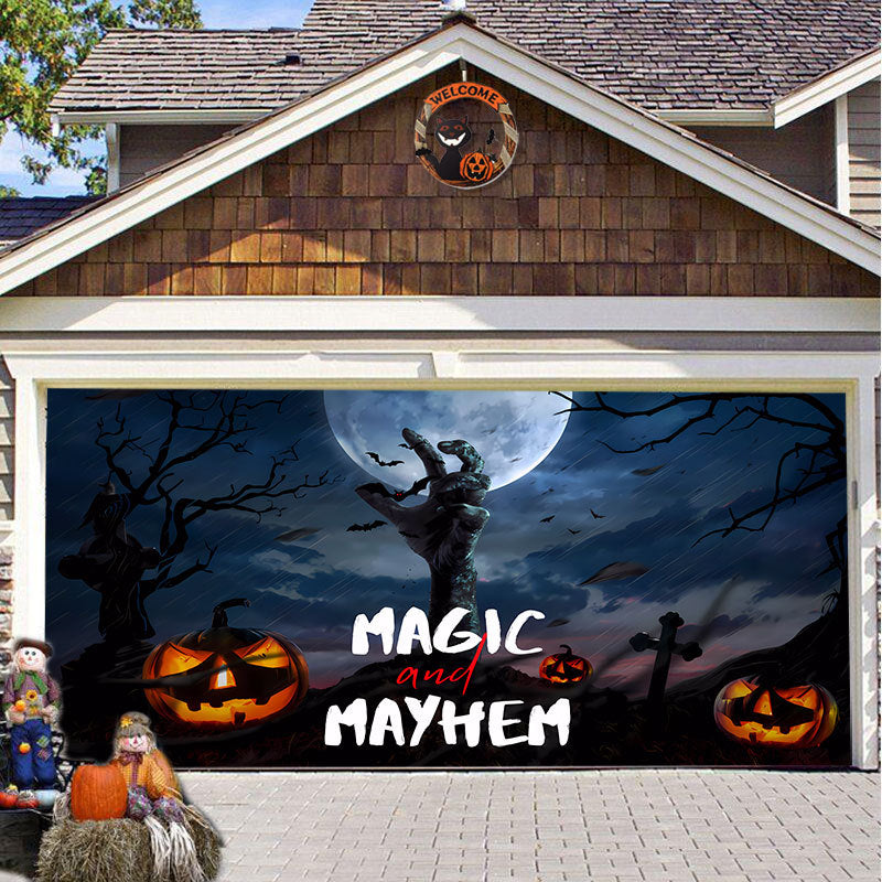 Halloween Garagedeur Shade Spookachtig Decoratie