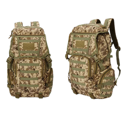 Tactische Rugzak 50L Waterdicht en Duurzaam voor Hiking en Outdoor