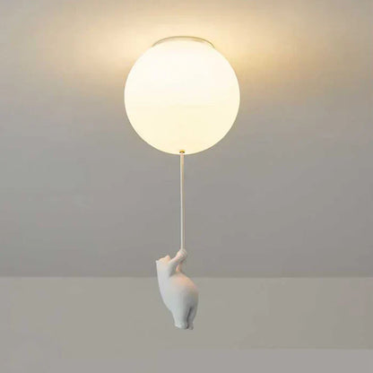 Kinderplafondlamp Beer en Ballon – Kleurrijk Plafondlicht voor Kinderkamer