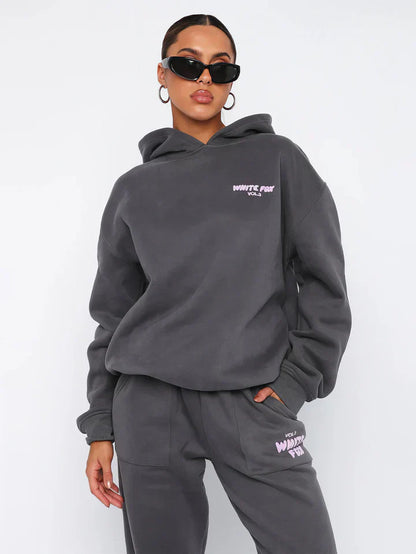 Dames Trainingspak Jogging Broek en Hoodie Set