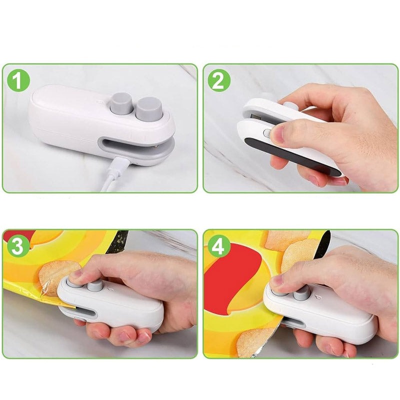 Draagbare Sealapparaat 2in1 Oplaadbaar en Compact