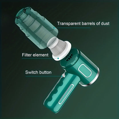 Draagbare Stofzuiger USB Oplaadbaar voor Auto en Thuis