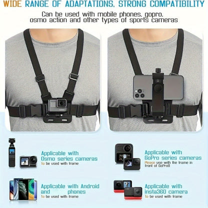 Telefoonhouder Verstelbaar voor Smartphone en Actiecamera
