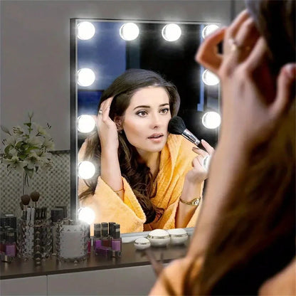 LED Makeup Spiegel Verlichting met Dimbare Lichtbollen