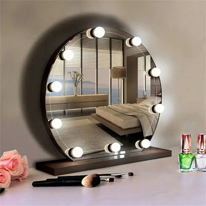 LED Makeup Spiegel Verlichting met Dimbare Lichtbollen