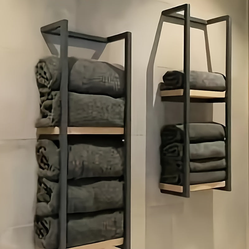 Badkamer Handdoekhouder Wit Compact en Netjes