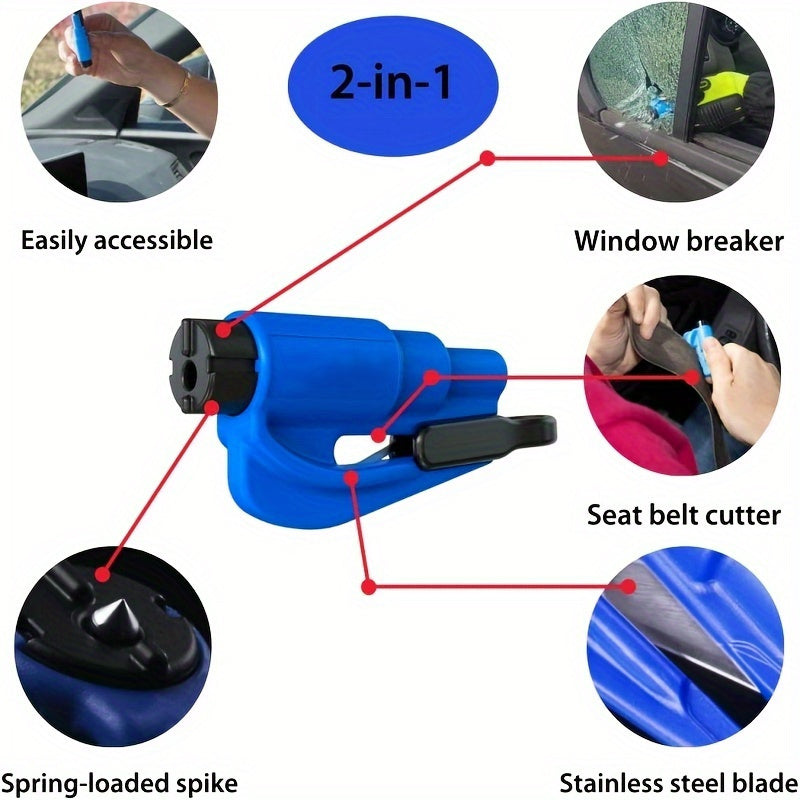 Auto Noodhamer met Raamverbreker en Ergonomische Greep
