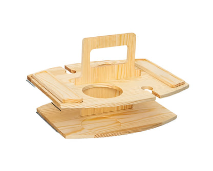 Houten Picknicktafel Draagbaar Klein 36x31x26cm