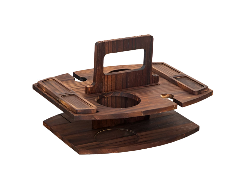 Houten Picknicktafel Draagbaar Klein 36x31x26cm