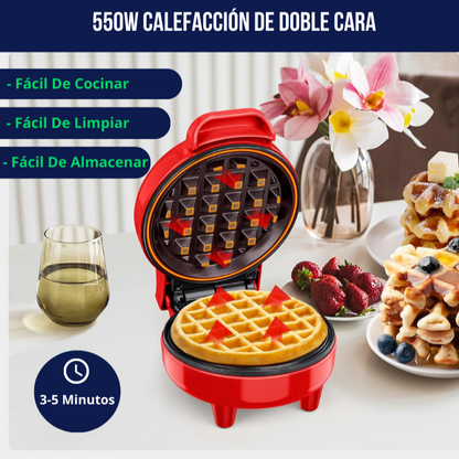 Mini Wafelmaker | Elektrische Wafelijzer voor Thuisgebruik