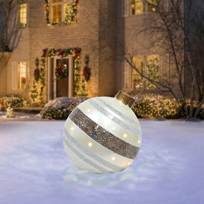 Kerstbal Buiten Decoratie 60cm Weerbestendig PVC