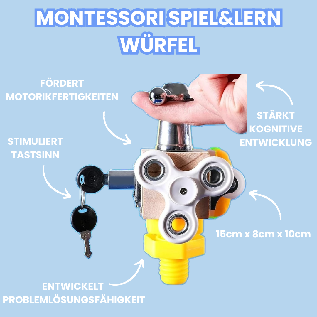 Montessori Leer- en Speelset 4-in-1 Houten Speelgoed