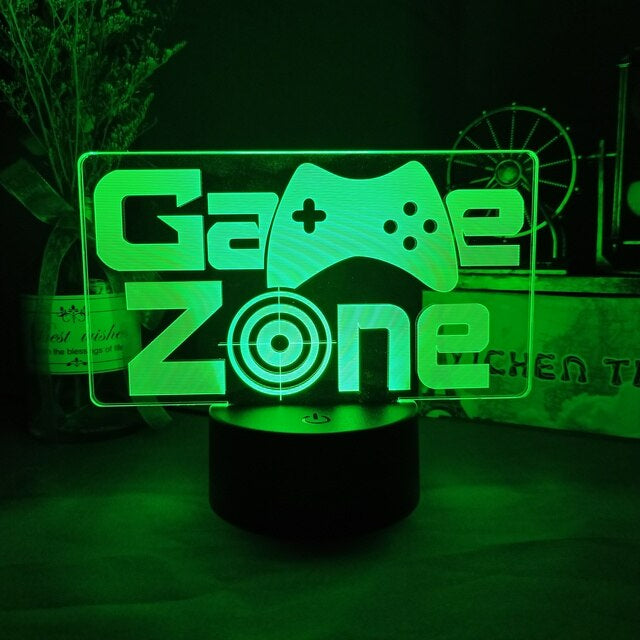 Gamer Lamp met 3D LED Verlichting voor Een Ultieme Game Ervaring