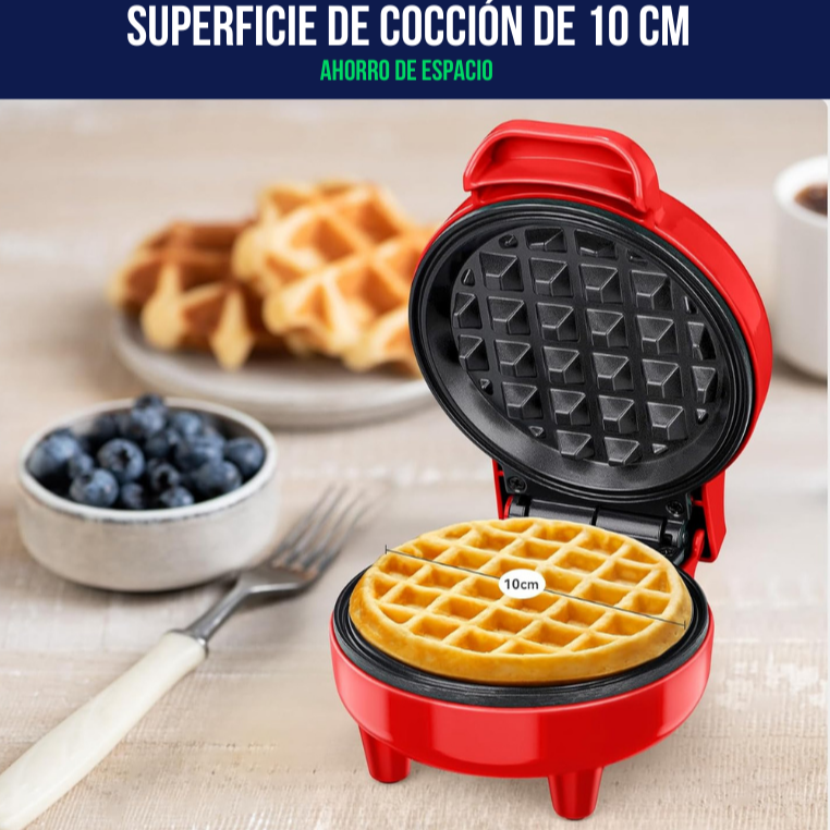Mini Wafelmaker | Elektrische Wafelijzer voor Thuisgebruik